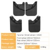 GONMOT Mud Flaps for Toyota Tacoma 2024 2025 Mud Flaps