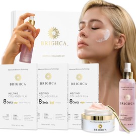 Set de colágeno derretido  Sistema de rutina de colágeno antienvejecimiento  Reduce líneas finas y arrugas, reafirma y reafirma                       