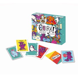 Gibsons Quirk! Silly Card Collecting Game | Action-Packed: Squawk like a parrot, dance like a robot for Christmas & Birthdays| Family Game for Kids & Adults | Ages 5+, 2-6 Players