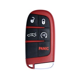 Lot 1x New Replacement Remote Key Fob Shell / CASE Compatible with & Fit for Dodge Chrysler Jeep (No Electronics or Chip Inside)