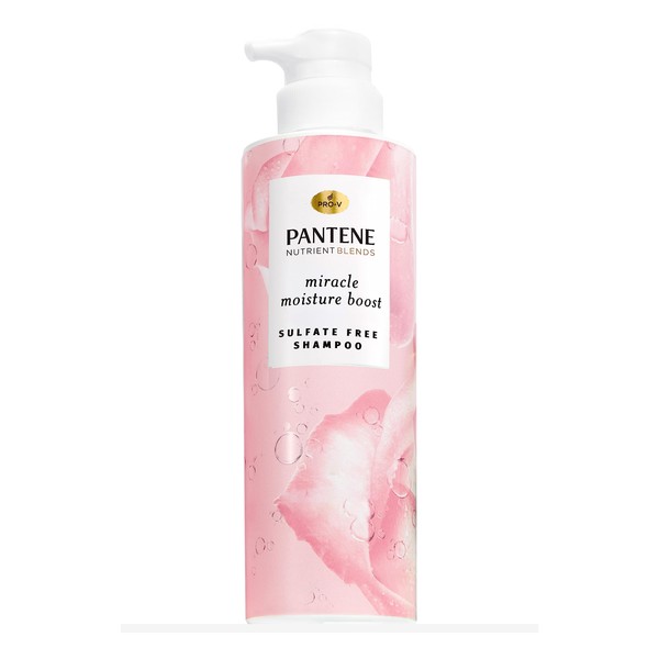 Pantene Shampoo with Rose Water, Sulfate Free, Nutrient Blends Miracle