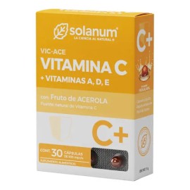 Vitamina C + Vitamina A, E, D 30 Capsulas - Solanum