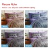 3 Pieces Colorful Boho Quilt Set Full Queen Size, Purple