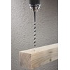 wolfcraft 7139000 Wooden Beam Drill speedwinder Ø 26 mm, Grey