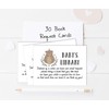 Inkdotpot 30 Bear Jungle Animals Baby Shower Book Request Cards