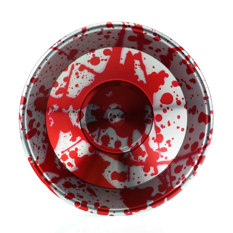 Bi-metal Yoyo Spin Gear Katana Bind Exclusive Model (Silver Red