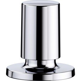 BLANCO Pull Drain Remote Control Round Plastic Chrome-Plated | Required Hole / Drill Diameter: 14 - 35 mm | Can be Combined with All BLANCO Sinks and Drain Fittings