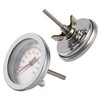 2X BBQ Thermometer Gauge - Barbecue BBQ Pit Smoker Grill