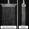 LIVOREST Square Rainfall Shower Head - 8 inch Large, Overhead