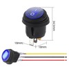 Pack of 5 12 V 20 A Waterproof Round Pre-Wired