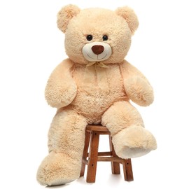 Toys Studio 36 inch Big Teddy Bear Cute Giant Stuffed Animals Soft Plush Bear for Girlfriend Kids, Beige