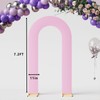 sea incrsion Light Pink 7.2FT Open Arch Backdrop U Shaped
