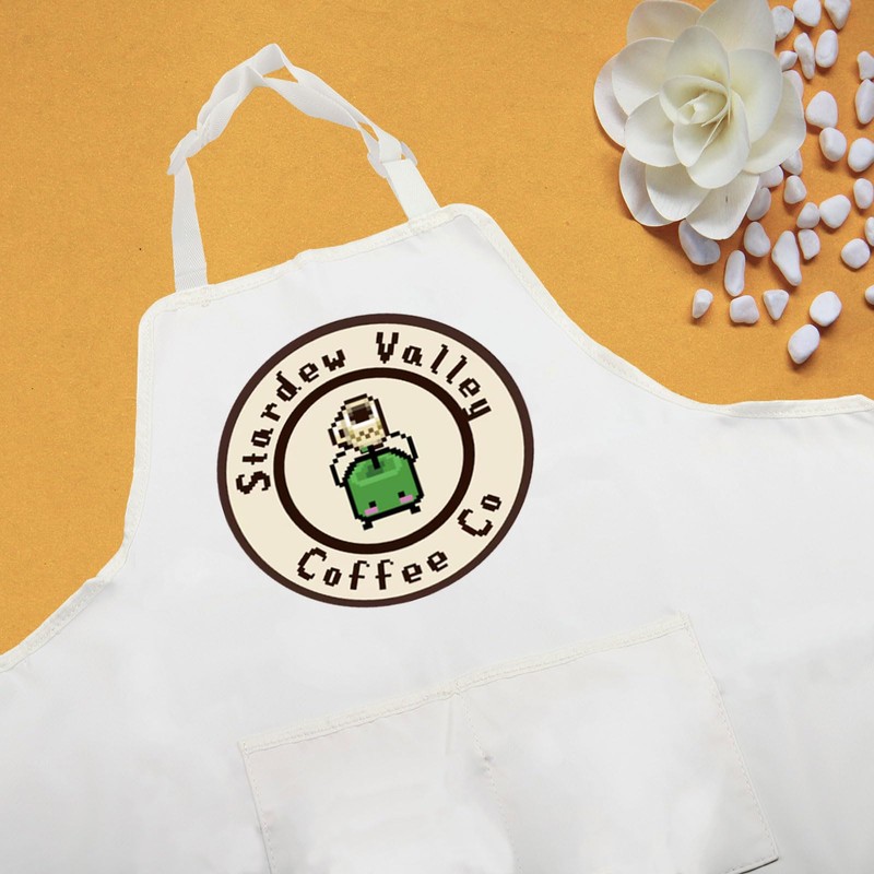 Video Game Inspired Kitchen Apron Valley Coffee Gift Valley Game