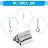 PATIKIL M4 x 0.7-Pitch 304 Stainless Steel Hex Coupling Nuts,
