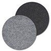 Zeller 27046 Place Mat Felt Approx. Diameter 38 cm Grey
