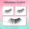 Half Lashes Natural Look Cat Eye Half False Eyelashes Accent