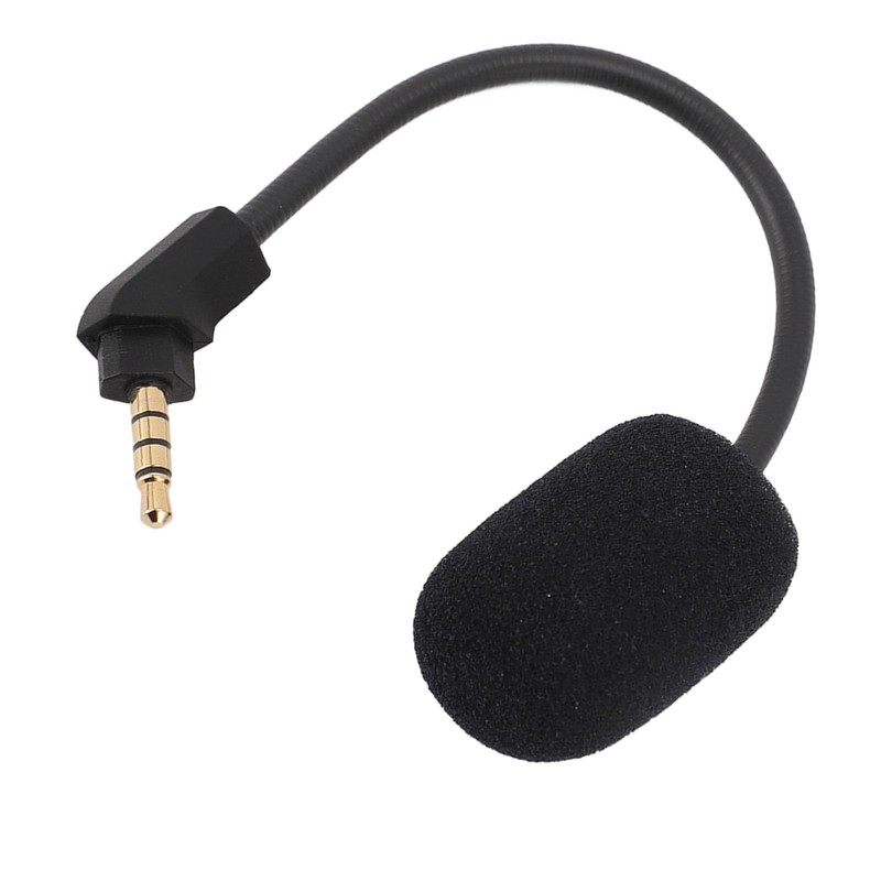Detachable Headphone Mic, Bendable Noise Cancelling Plug and Play 360