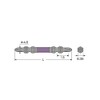 ANEX ABRS5-2065 Black Ryu Toughness Bit, Double-Ended, Slim +2 x