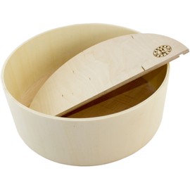 Getzoo Diameter 33 cm, Sand Bath L, Various Animal Species, High Safety, Natural Claw Care, Natural Enclosure Design, Versatile Uses (Round Lid) (Round Lid)