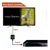 NOMARCA Adaptador Hdmi A Rca Av 1080p Convertidor De Audio