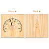 0~140℃ Wooden Thermometer Temperature Display for Sauna Room Wall Mounted