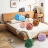 Knot Pillow BallShaped Decorative Throw Pillows Hot Pink 20cm Cute