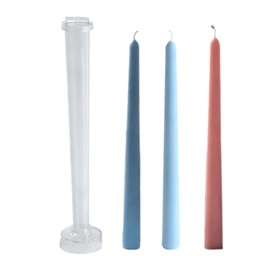 fineshelf Molde para velas, hecho a mano, para hacer velas, con forma de barra