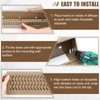 Blulu 2 Pack 18 Inch Baseboard Register Vent Duct Opening