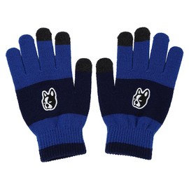 Soccer Junkie Calore+2 22FW (CP22D96), Stretchy Knit Gloves, Futsal, Soccer Knit Gloves, 21 Navy, F