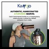 Kamojo Copper Water Bottle for Drinking - Hammered 100% Pure