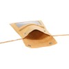 Neck purse LEAS, Genuine Leather, beige/nature - ''LEAS Travel-Line''