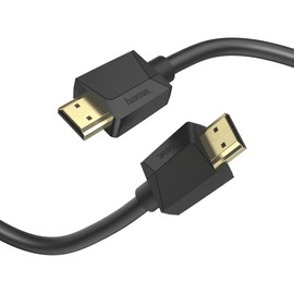 Hama HDMI Cable 3 Metre Ultra High Speed (Monitor Cable 4K / 8K, 48 Gbit/s, UHD Screen Cable with eARC, Ethernet, HDR, Kink Protection, 120 Hz/60 Hz) 3 m