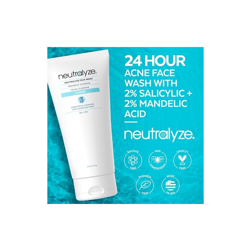 Neutralyze Moderate To Severe Acne Face Wash - Maximum Strength