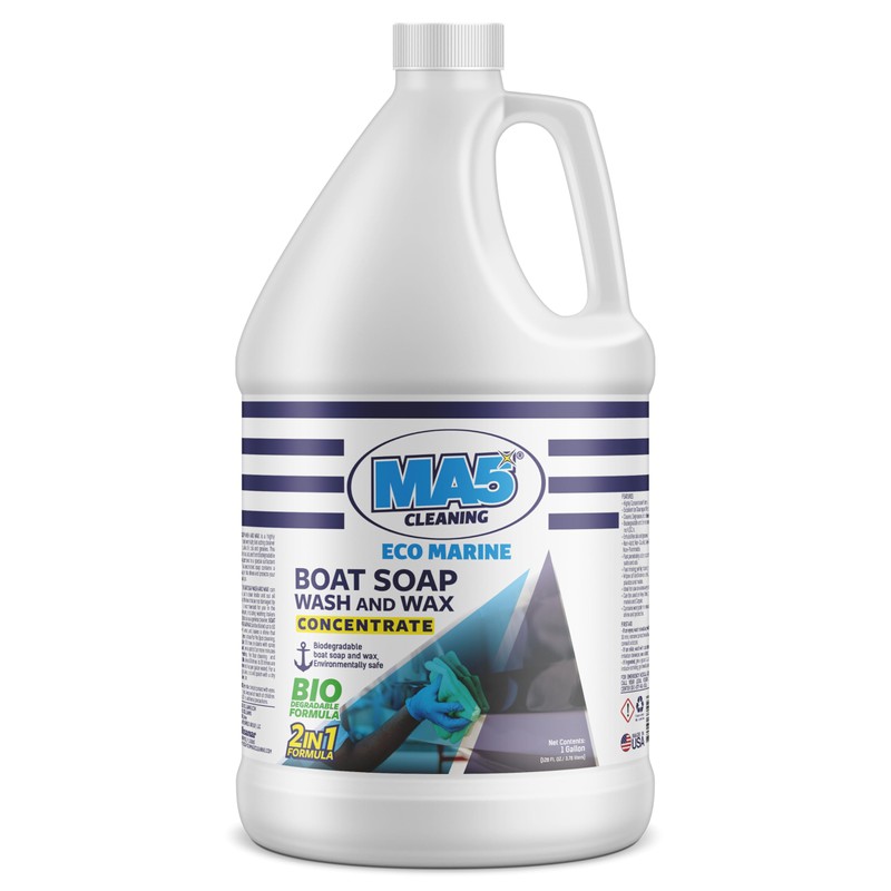 MA5x Eco-Marine Boat Soap Wash and Wax Concentrate | Biodegradable