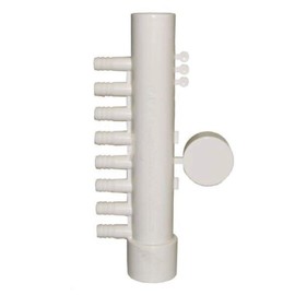 Hot Tub Classic parts Spa 8 Port Air Manifold, 3/8 Inch Barb X 1 Inch Slip Compatible with Most Coleman Spas 104219