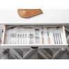 DCA 25 PCS Clear Plastic Drawer Organizer Tray, Bathroom Organizers