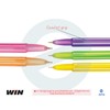 WIN 10 x 0.7mm Fine Tip NeoTech BLUE Ballpoint Pens