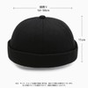 Weuiean CSG-955 Men's Roll Cap, Cotton Hat, Round, Drawstring, Adjustable,