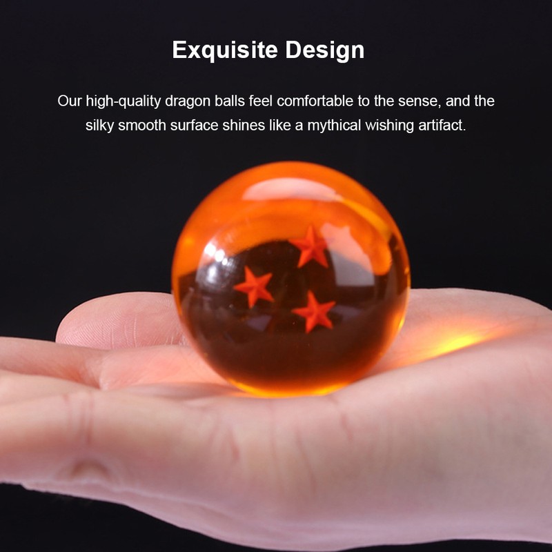 Transparent Star Dragon Balls Set Novelty Children's Toy Medium Crystal