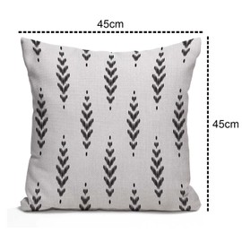 Tomda Ikat Chevron Decorations Cushion Cover Boho Farmhouse Decor Throw Pillow Cases Pillow Cover 45x45cm 18x18 Inch Home Decoration