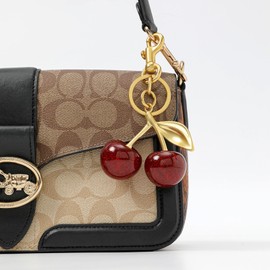Cherry Keychain Bag Charms Accessories for Women Red Purse Charms Keychains for Women Trendy 2025