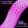 Sirlyr RGB PSU Cables LED Strips,ARGB PC Cable Cover Compatible