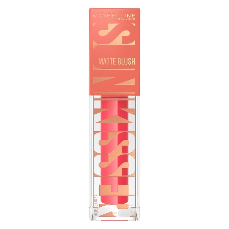 Maybelline SunKisser Rubor Líquido Mate Pink Mirage, Efecto Sunglow Rosa