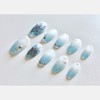 [Neat Serene] Handmade nail tips - Stiletto / [청초 Serene]