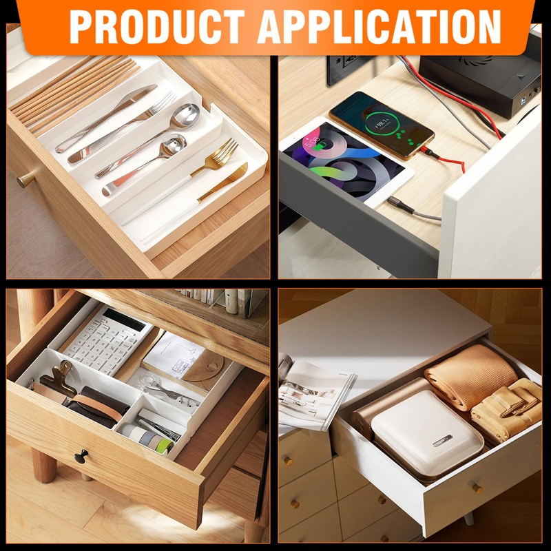 4Pair 8PCS Undermout Drawer Slides 12 15 18 21 Inch