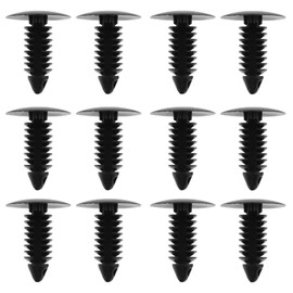 The Lord of the Tools 100PCS Fir Tree Plastic Trim Clips for 7.5mm Hole Car Retainer Clips Car Bumper Fender Rivets Push Pins Clips Fasteners 17.5mm Head 22.5mm Height
