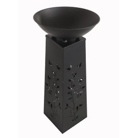 Hi-Line Gift Ltd Solar Lighted Willow Branch Metal Planter Holder