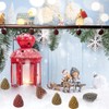 ZQYSING Christmas Pinecone Candle Mold, 3D Christmas Pinecone Silicone Mold