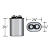 BMI USA 6uf 370V 440V Motor Run Capacitor - 6