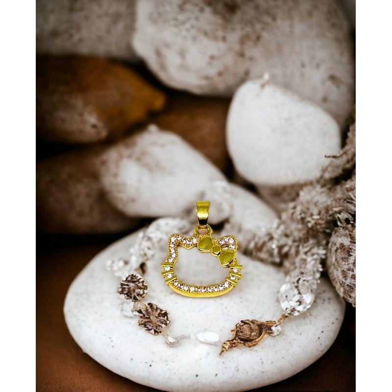 Kitty Necklace, Cute Gold Cat Charm Necklace, Girls Necklace, Womens